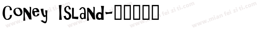 Coney Island字体转换